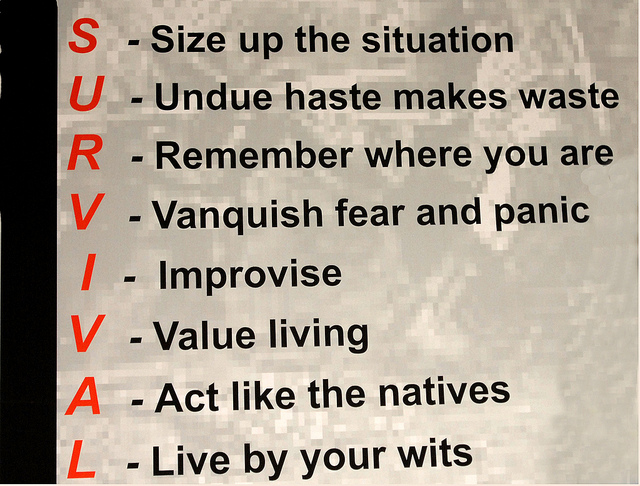 Breakdown of Survival Situations